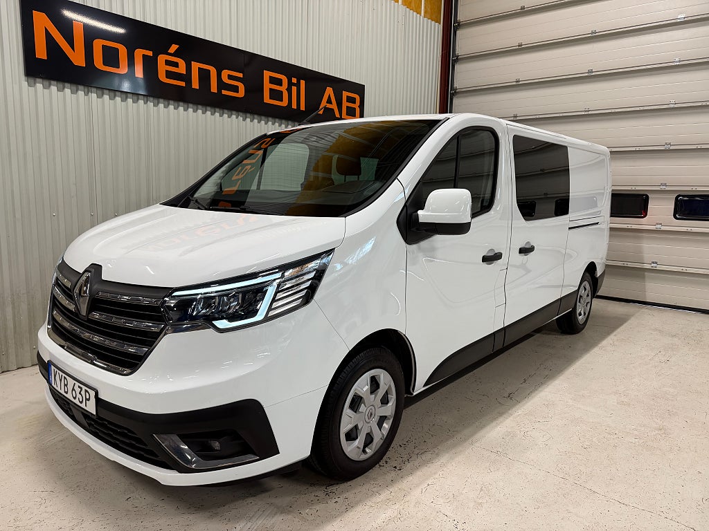 Renault trafic 2.0 Blue dCi 6-SITS SN DUBBELHYTT 2XSKJUTDÖRRAR