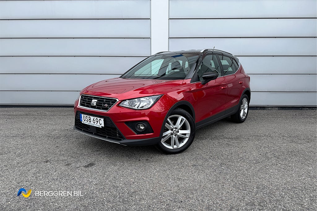 Seat Arona 1.0 TSI 115hk FR P-sensorer Farthållare Bluetooth