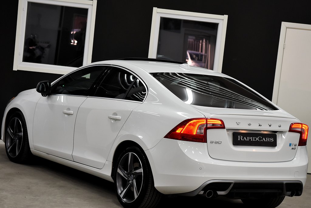 Volvo S60 T6 AWD R-Design 329hk Polestar Taklucka Navi BLIS