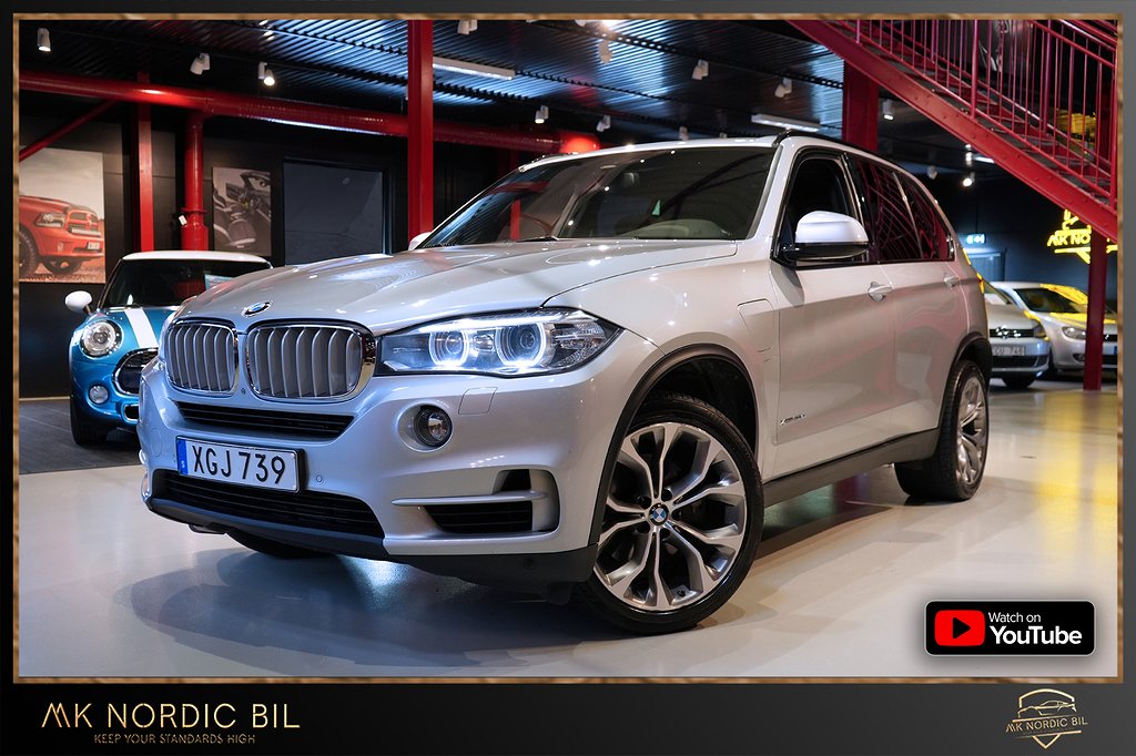 BMW X5 xDrive40e | 360 kam | Pano | H/K | Soft close | Drag