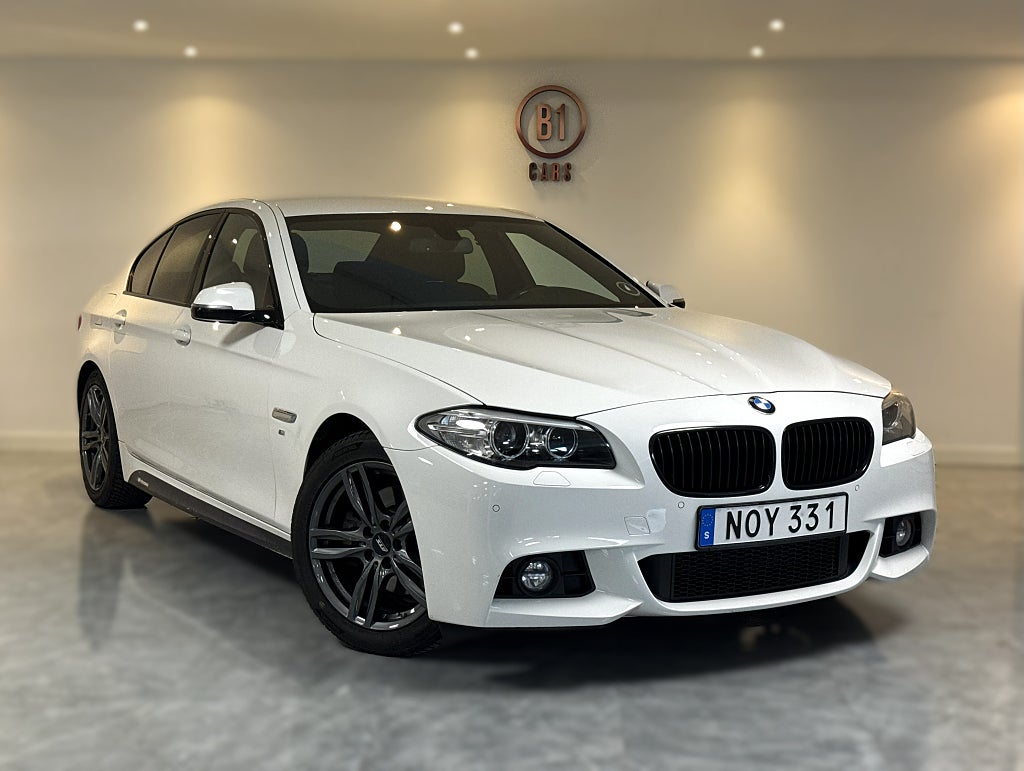 BMW 520 D SEDAN 190HK AUTO M SPORT RATTVÄRME P-SENS 3-ÄGARE 
