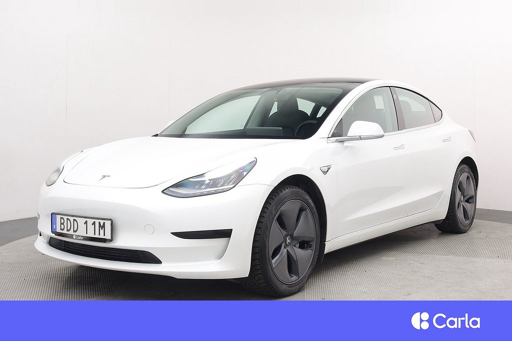 Tesla Model 3 Standard Range Plus Autopilot Pano V-Hjul