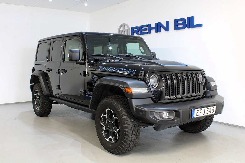 Jeep Wrangler Unlimited Rubicon 4xe Moms 380hk