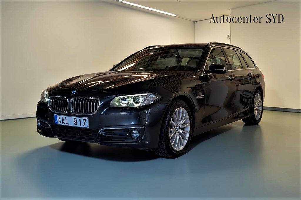 BMW 520d Touring Steptronic Luxury Line 1-ägare Drag Euro 6