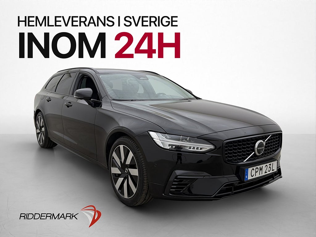 Volvo V90 T8 456hk AWD Plus Dark Värm MOMS Drag 360º Skinn