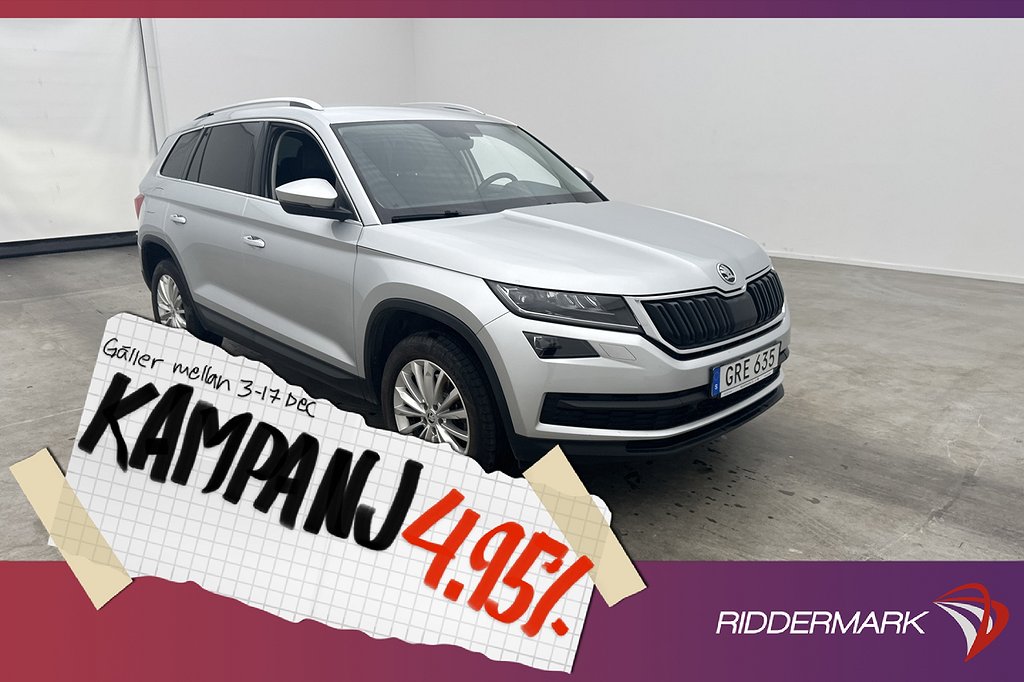 Skoda Kodiaq 4x4 190hk 7-Sits Canton P-Värm Kame 4,95% Ränta