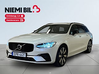 Volvo V90 T6 Plug-In Hybrid AWD Plus Dark Drag H/K Skinn SoV MOMS – bild 1