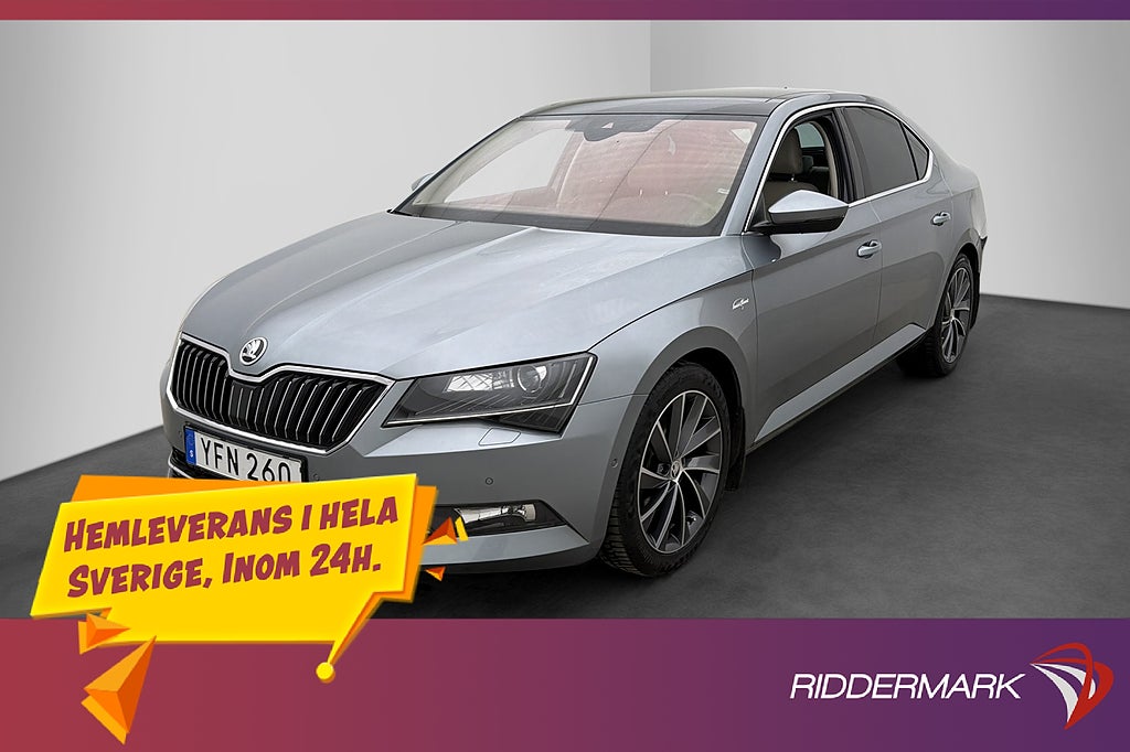 Skoda Superb 2.0 TDI 4x4 L&K Värmare Drag Pano Canton Kamera