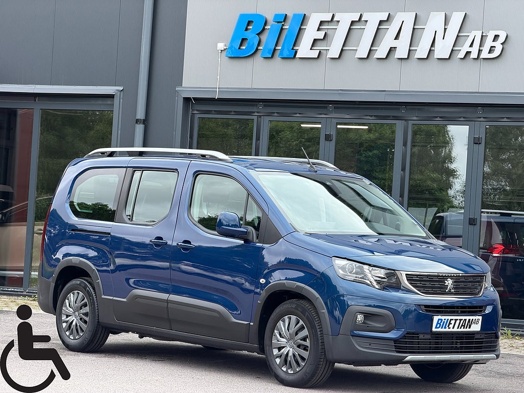 Peugeot Rifter 1.5 BlueHDi EAT|Handikappanpassad|Rullstol|Ramp