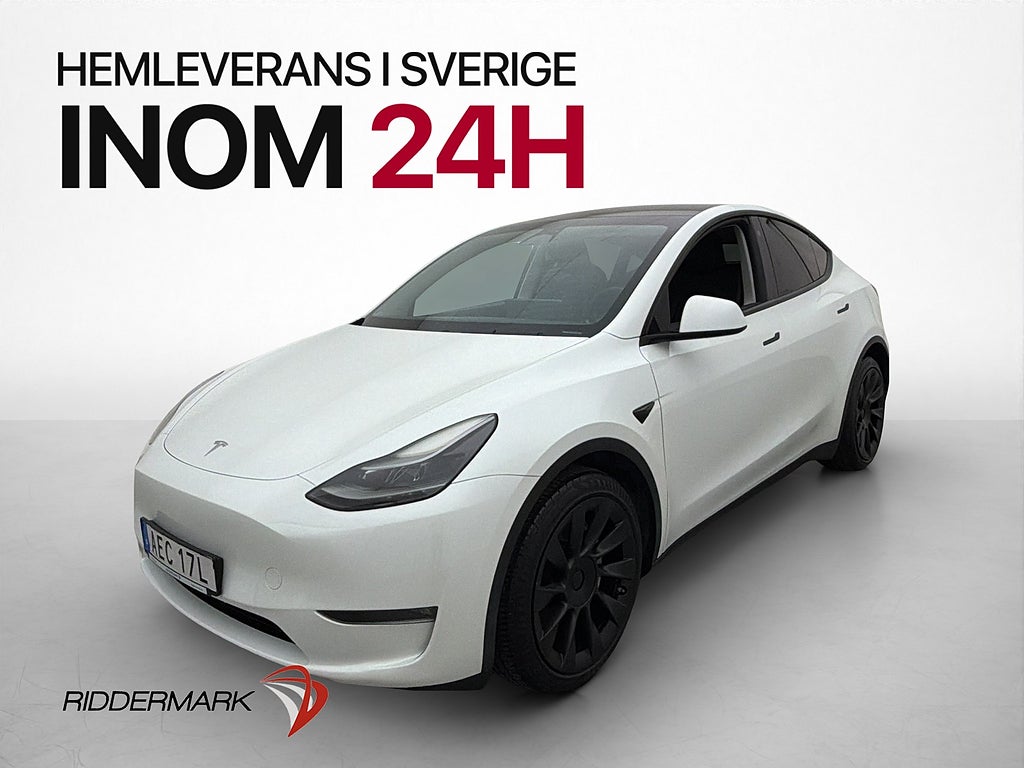 Tesla Model Y Long Range AWD Drag Värmare Autopilot MOMS