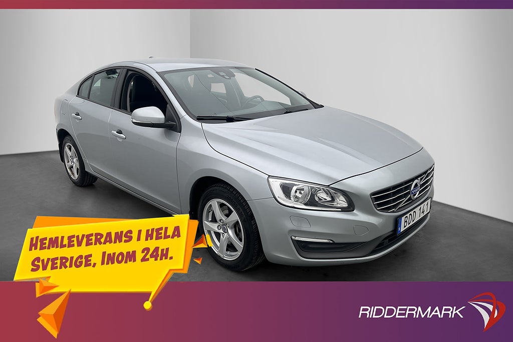 Volvo S60 T4 Powershift 180hk Kinetic Sensorer Farthållare