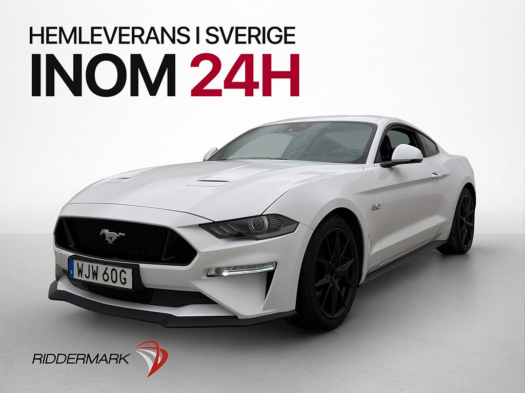 Ford Mustang GT 5.0 V8 450hk B&O Skinn Kamera Navi LED