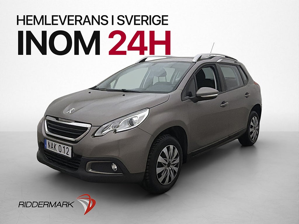 Peugeot 2008 1.2 VTi 82hk Farth Bluetooth 0.44l/m Låg-skatt