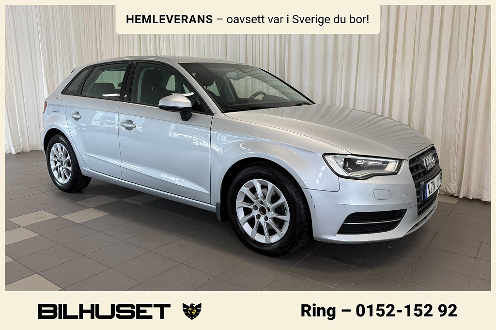 Audi A3 Sportback 1.6 TDI Attraction Comfort M & Kupévärmare