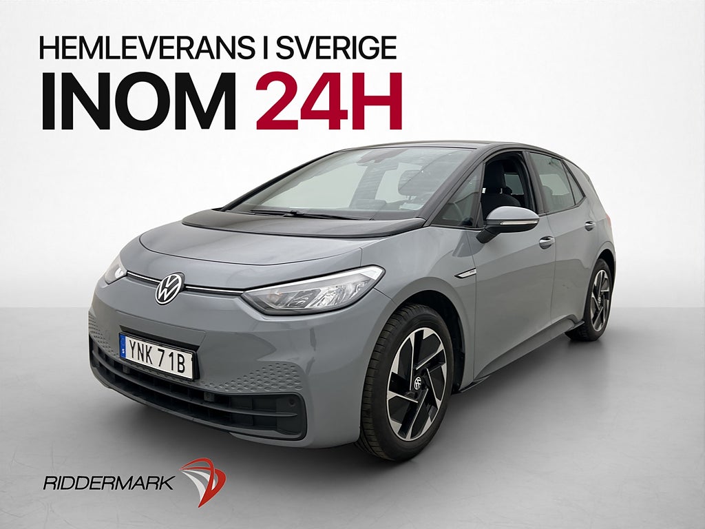 Volkswagen ID.3 Pro Performance Värmare CarPlay Rattvärme