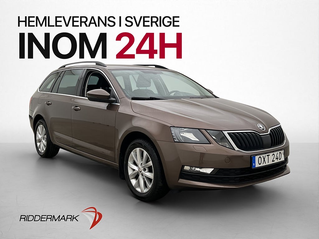 Skoda Octavia 1.0 TSI 115hk Värmare Drag CarPlay Sensorer