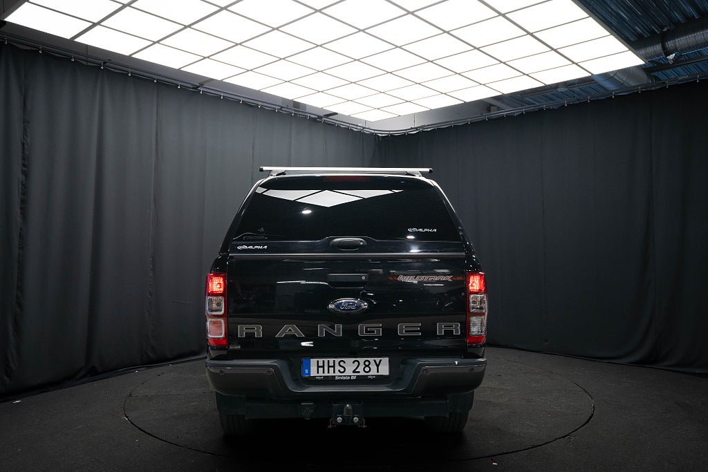 Ford Ranger Bi-Turbo 4x4 WILDTRAK KÅPA LÄDER D-VÄRM DRAG KAMERA DIF