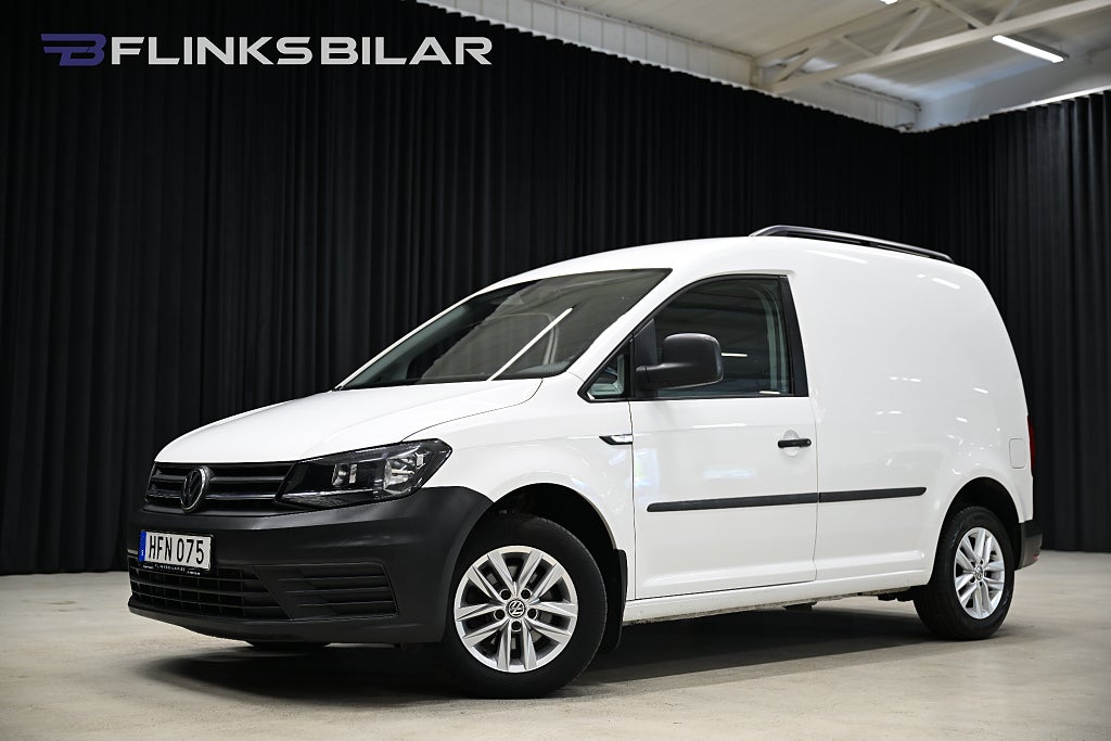 Volkswagen Caddy TDI DSG 102HK Drag|Värmare|Takrails|Bluetooth|Kambytt