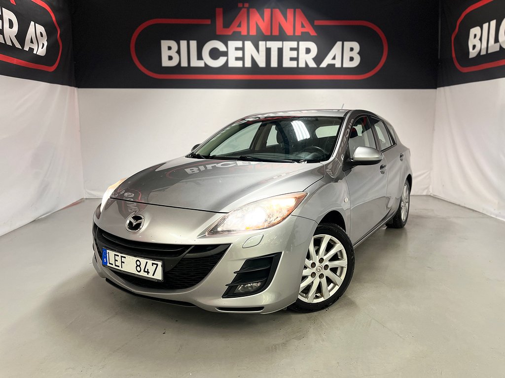 Mazda 3 Sport 1.6 MZR Ny servad Låg års PDC SoV Farthållare