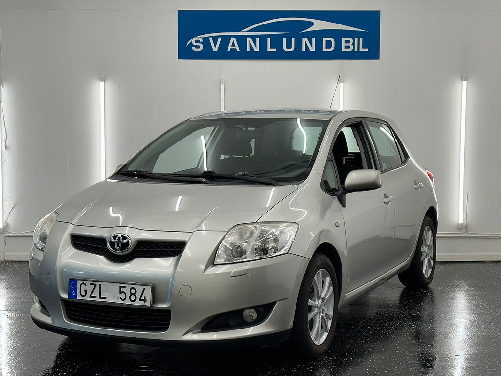 Toyota Auris 5-dörrar 1.6 Dual VVT-i Manuell, 124hk/Ny-bes