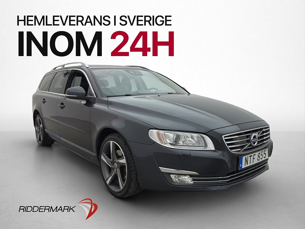 Volvo V70 D3 Summum Classic VOC Värmare Navi Skinn Elstol