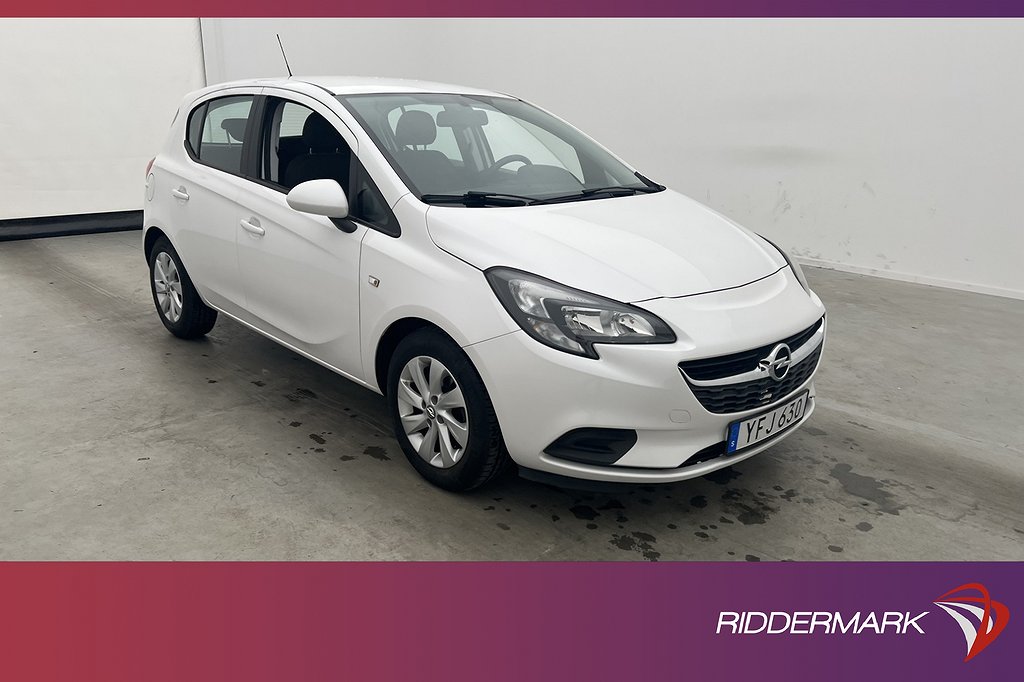 Opel Corsa 1.4 90hk Sensorer Rattvärmare Farthållare Välserv