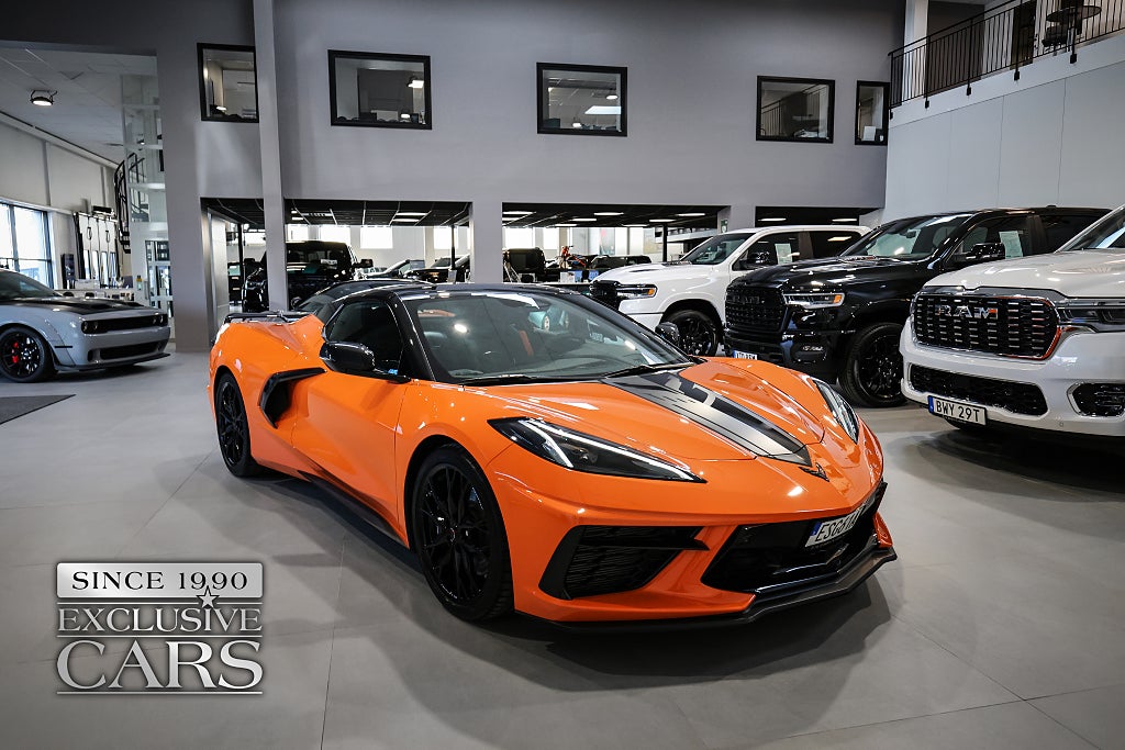 Chevrolet Corvette C8 Stingray 3LT Cabriolet Ditec Endast 354 mil! 