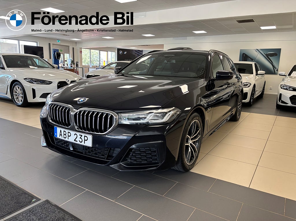 BMW 530e xDrive Touring Sportstolar Rattvärme Drag