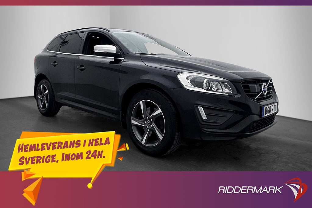 Volvo XC60 R-Design 181hk AWD Värmare Drag Pano Skinn BLIS