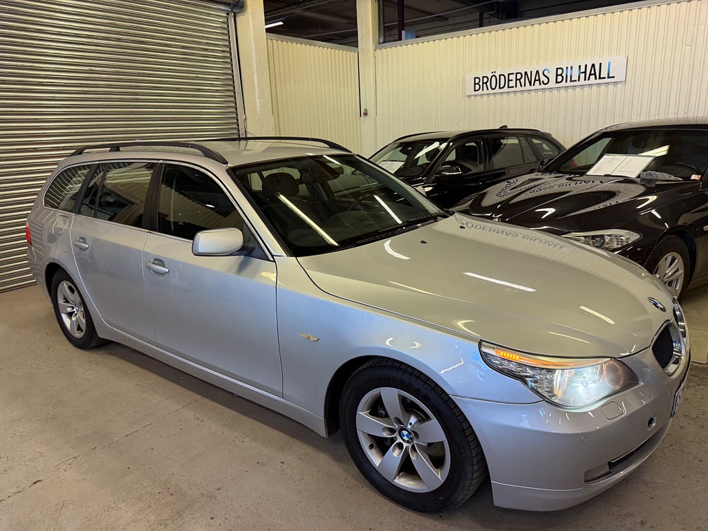BMW 520d Touring 177hk/ Dragkrok/ Motorvärmare/ Nyservad