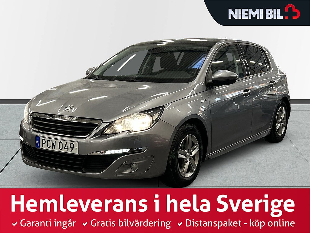 Peugeot 308 1.2 Automat 130 Active S&V-hjul/Kamera/Pano/K-rem bytt