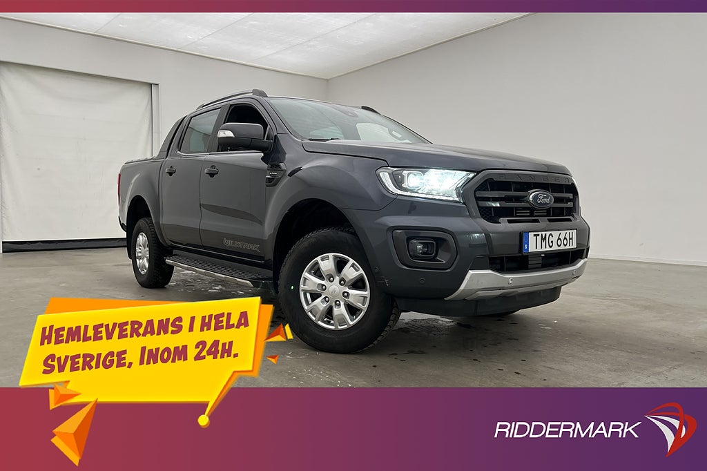 Ford ranger Wildtrak 213hk 4x4 Värm Drag Diff Moms 1-Ägare