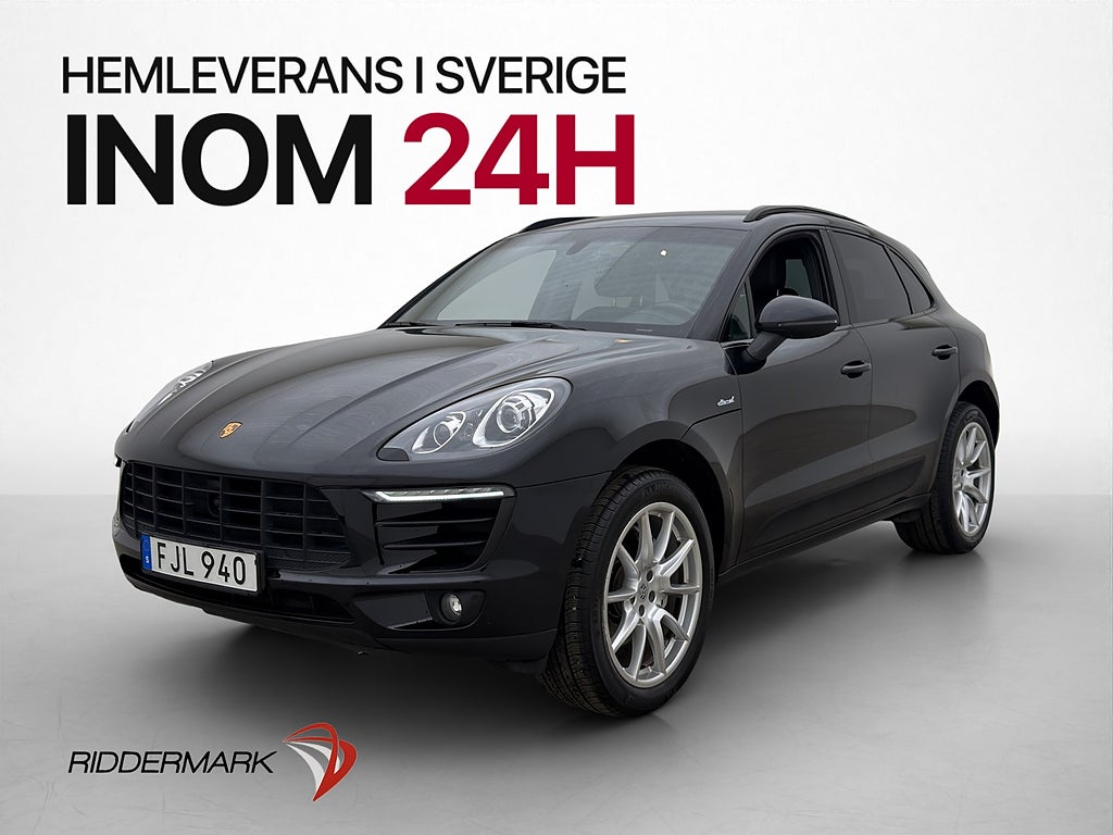 Porsche Macan S AWD Bose B-Kamera D-Värmare Skinn/Alcantara