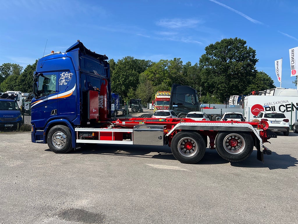 Scania R650 6x2 Lastväxlare, Euro 6