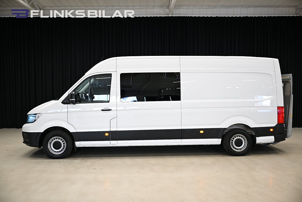 Volkswagen crafter 140HK L4|Automat|Dubbelhytt|5-Sits|Nykamrem|Backkamera