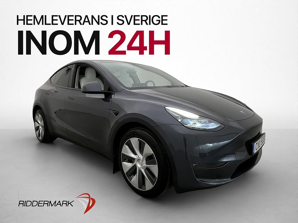 Tesla Model Y Long Range AWD AP Pano Ljus-Interiör 1-Brukare