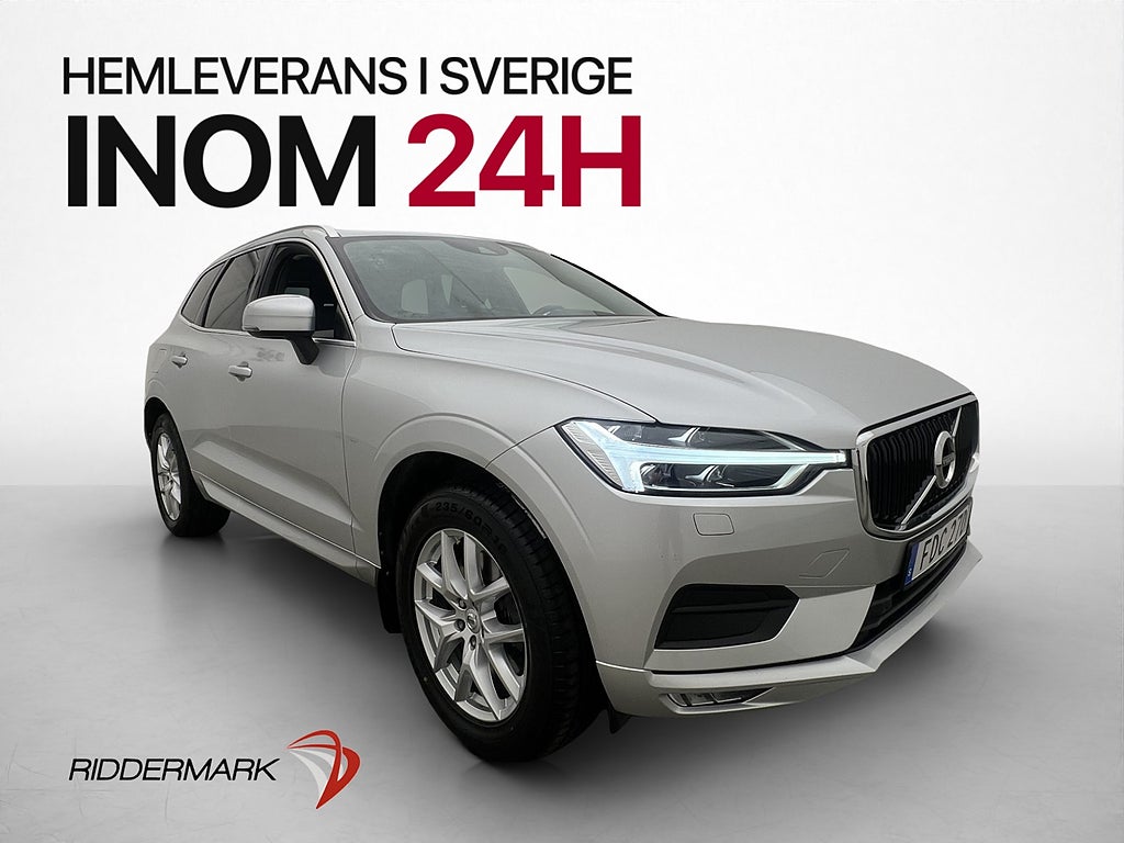 Volvo XC60 B4 197hk AWD Skinn Värmare VOC Kamera Drag Navi