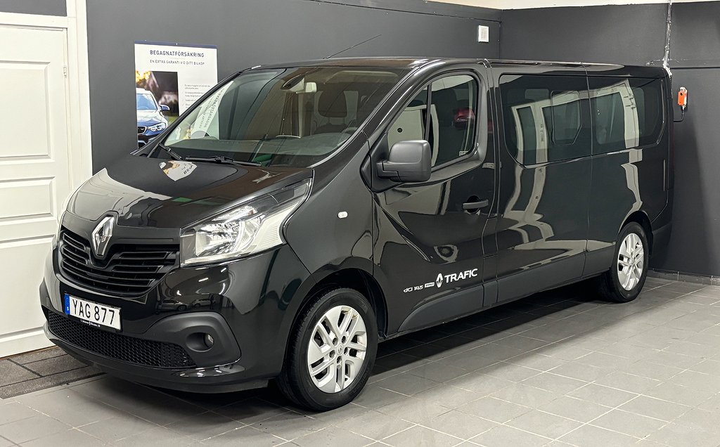 Renault trafic 9-Sits Lång 2.7t 1.6 dCi |Bkamera |Gps |145hk