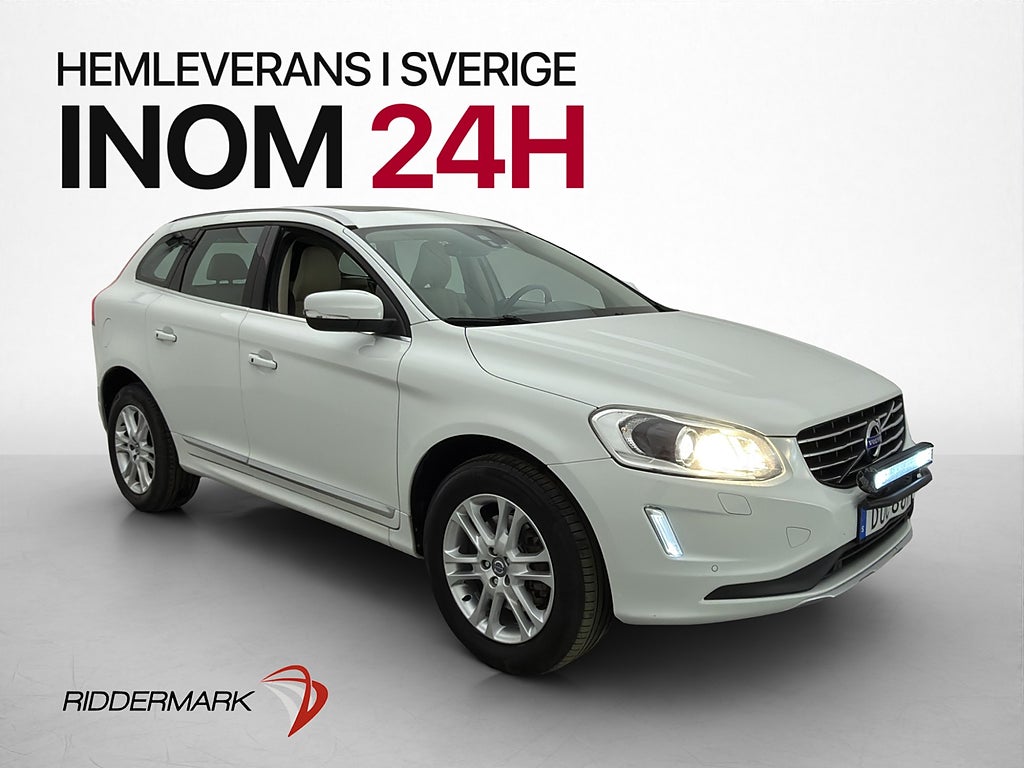 Volvo XC60 D4 AWD Summum Pano VOC Värmare Skinn Navi Drag
