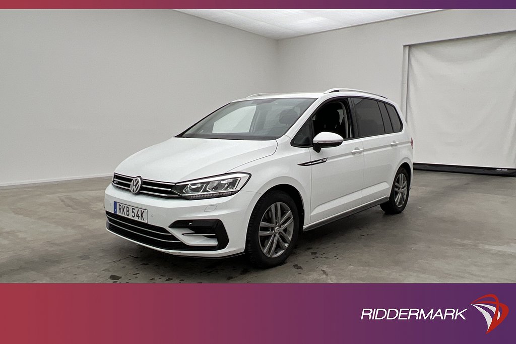 Volkswagen Touran 1.5 TSI 150hk R-Line 7-Sits Kamera Drag