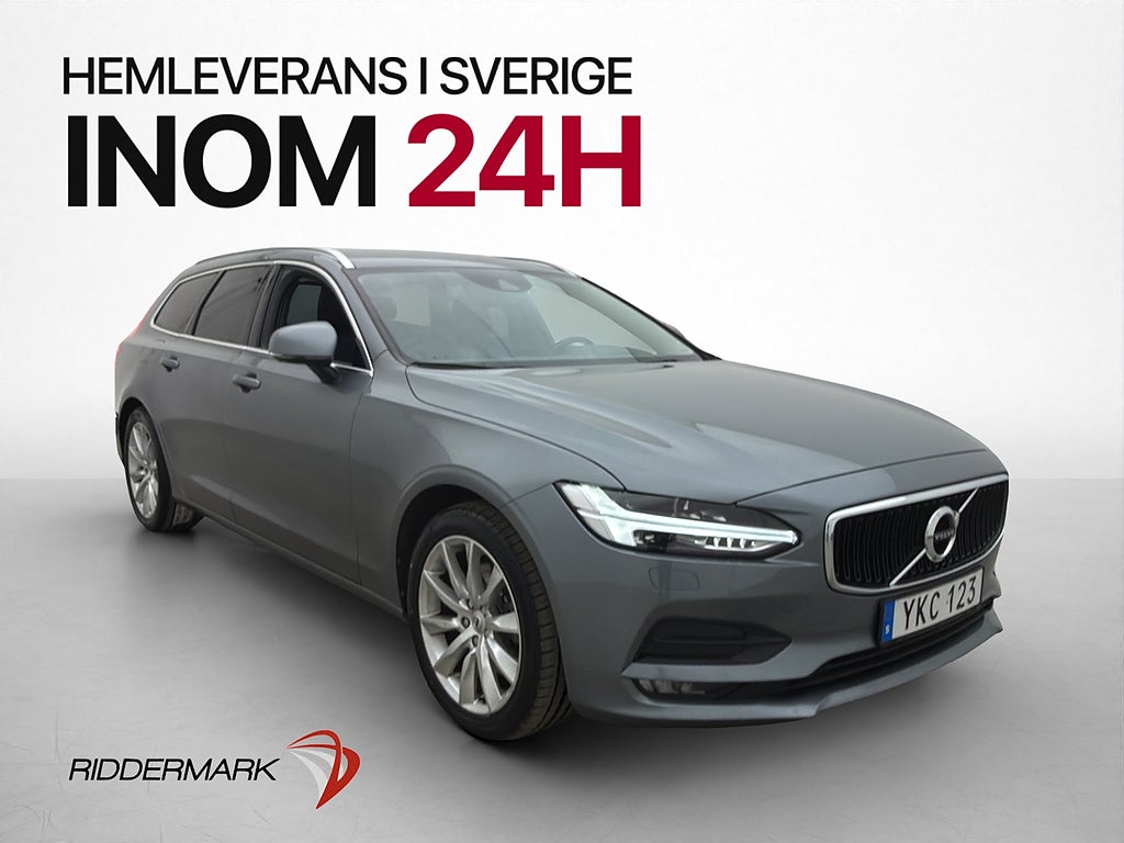 Volvo V90 D5 AWD 235hk Momentum VOC D-Värmare Drag Navi