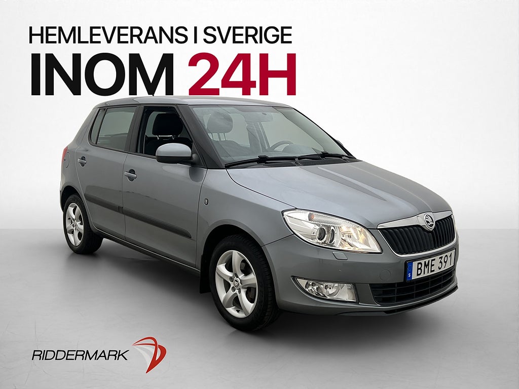 Skoda Fabia 1.2 TSI 86hk Elegance Farthållare P-Sensorer