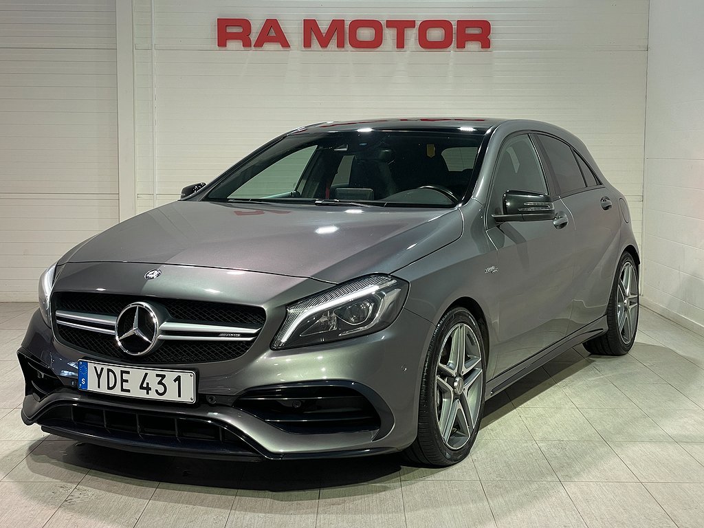 Mercedes-Benz AMG A45 4MATIC AMG | Kamera | 381hk | Downpipe 2016