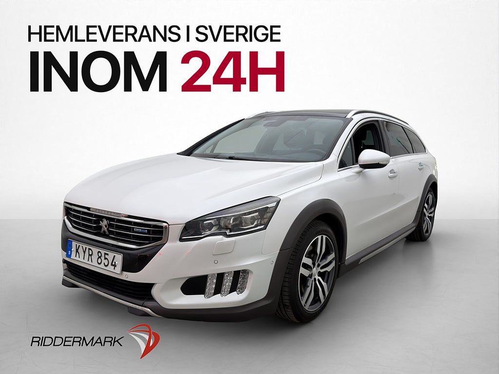 Peugeot 508 RXH SW 181hk M&K-Värm Pano HUD Kamera Navi Drag