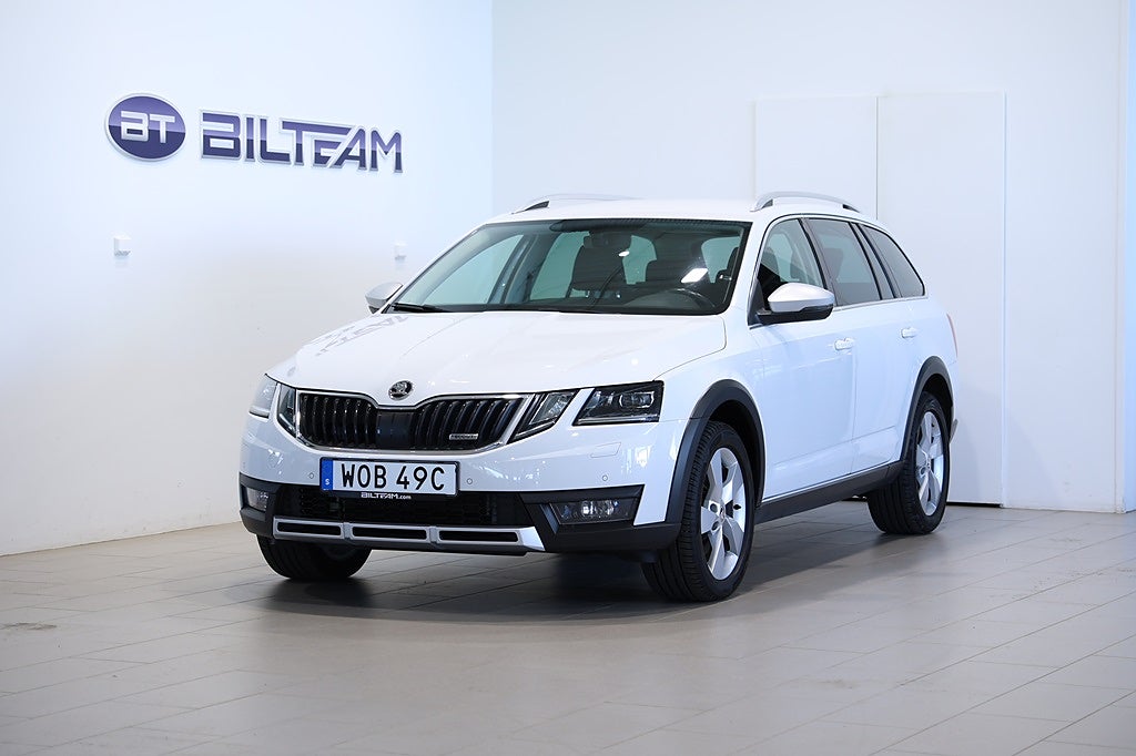 Skoda Octavia Combi Scout 2,0 TDI 184 DSG 4x4 Drag Värmare