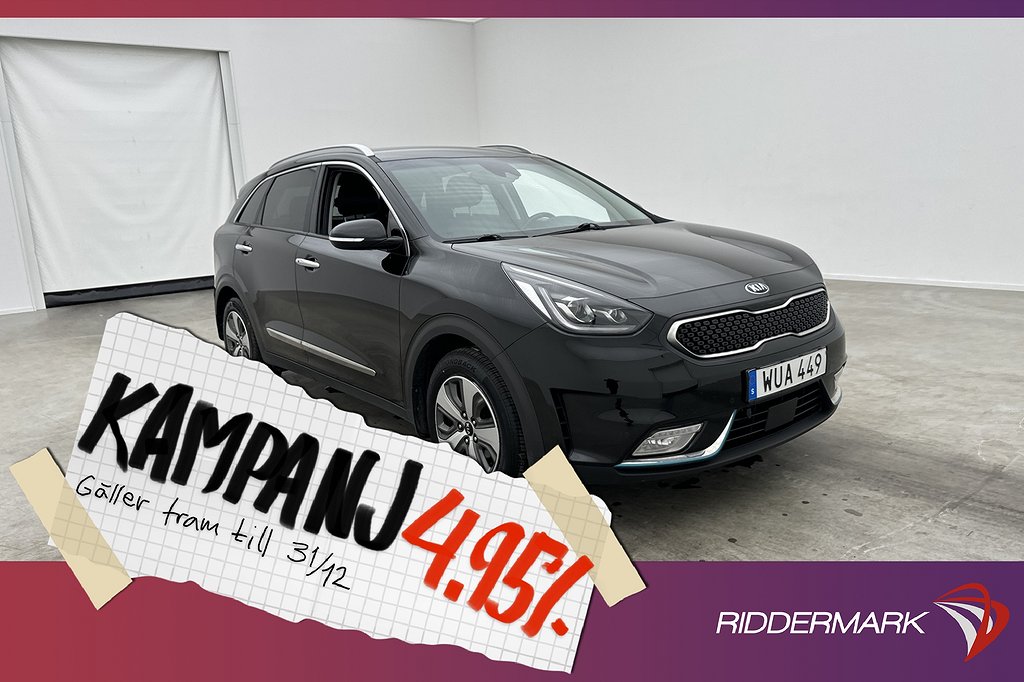 Kia Niro P-HEV 141hk Advance Plus 2 Kamera Navi 4,95% Ränta