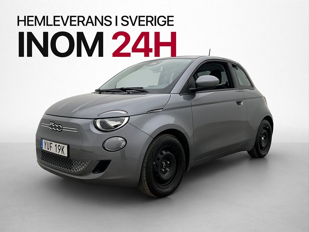 Fiat 500 e 23.7 kWh 95hk Digital-Skärm P-Sensorer Keyless