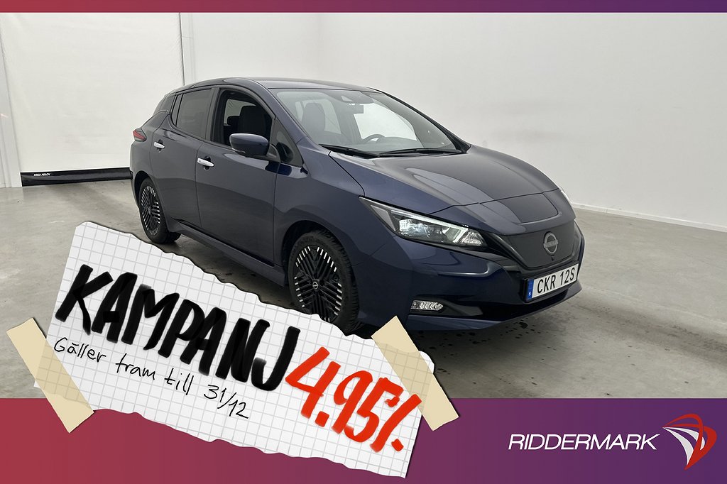 Nissan Leaf 40 kWh 150hk Tekna BOSE 360° Ski 4,95% Ränta