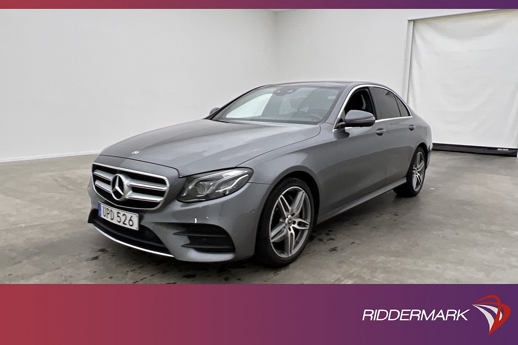 Mercedes-Benz E 220 d 4M AMG Pano Burm Värm Wide HUD 360°