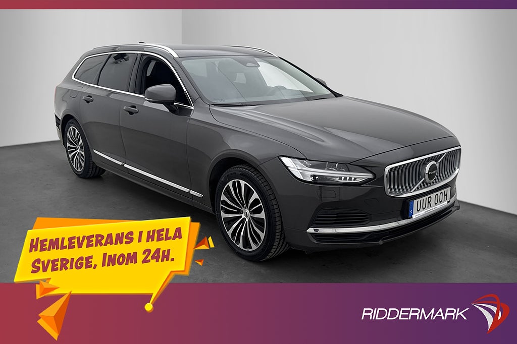 Volvo V90 Recharge T6 AWD Core Värmare CarPlay Kamera Drag